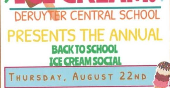 Back-To-School Ice  Cream Social