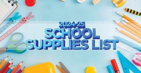 2024 2025 School Supply Lists